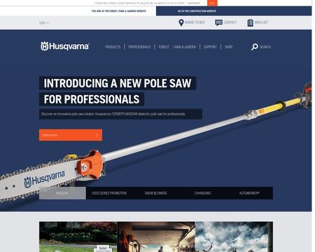 website thubmnail of Husqvarna
