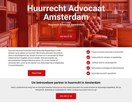 website thubmnail of Huurrecht Advocaat Amsterdam