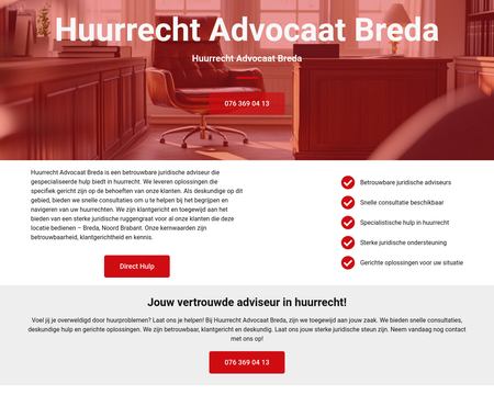 website thubmnail of Huurrecht Advocaat Breda