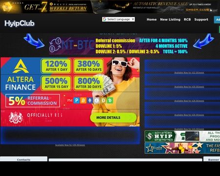 website thubmnail of Hyipclub.club