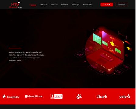 website thubmnail of Hypertech Verse