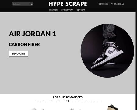 website thubmnail of Hypescrape