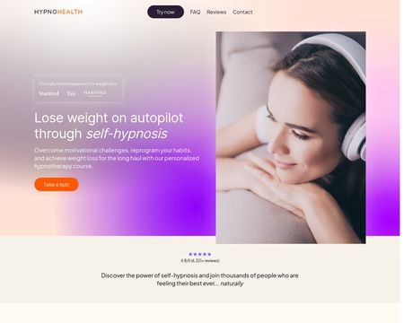 website thubmnail of Hypno Health