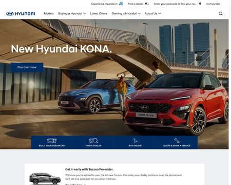 website thubmnail of Hyundai Australia