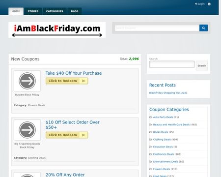 website thubmnail of Iamblackfriday