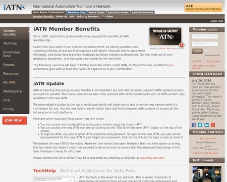 website thubmnail of International Automotive Technicians Network