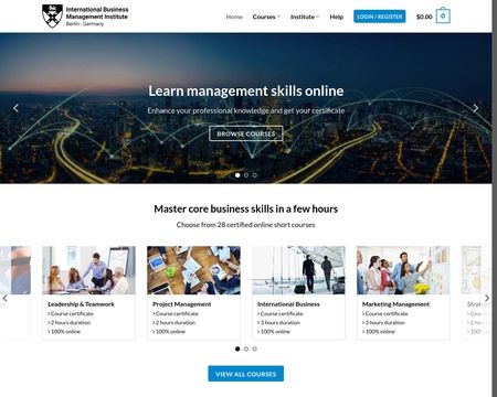 website thubmnail of International Business Management Institute