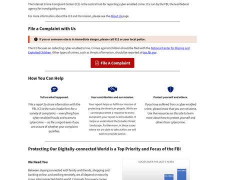website thubmnail of Ic3.gov