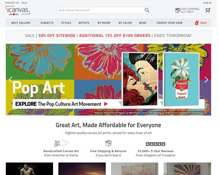 website thubmnail of iCanvas