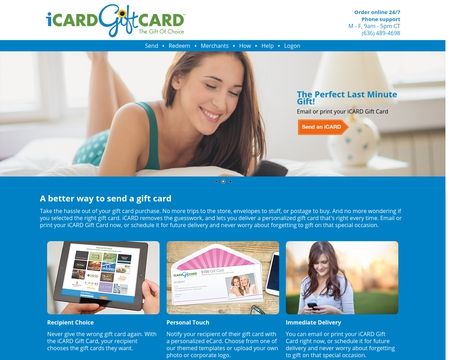 website thubmnail of iCARD Gift Card LLC