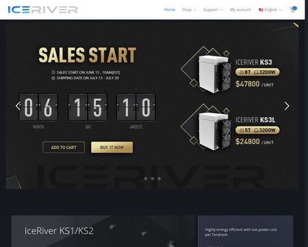 website thubmnail of Iceriver.io