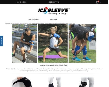 website thubmnail of Ice Sleeve