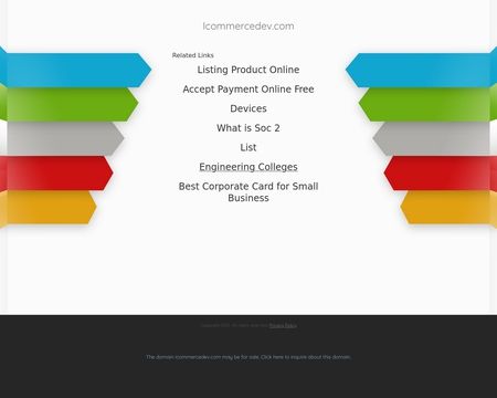website thubmnail of Icommercedev