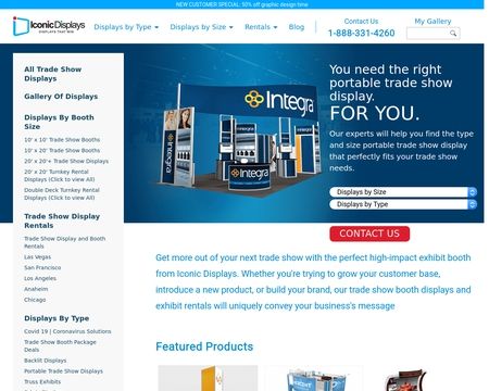 website thubmnail of IconicDisplays