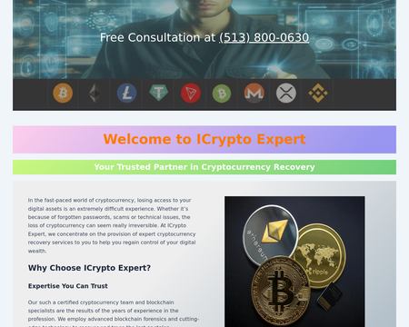 website thubmnail of Icryptoexpert