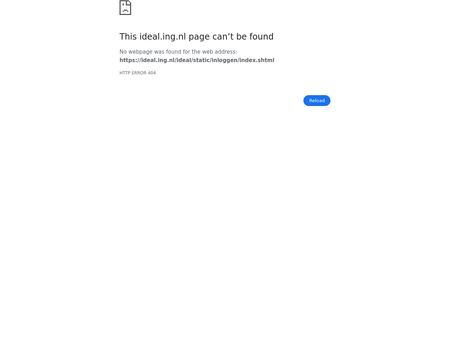 website thubmnail of Ideal.ing.nl
