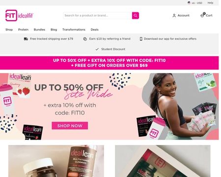website thubmnail of IdealFit