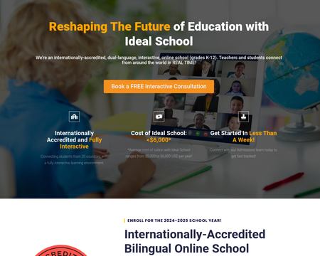 website thubmnail of Idealschool.education