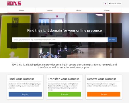 website thubmnail of iDNS