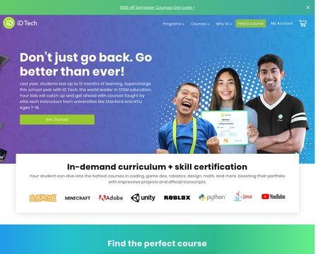 website thubmnail of iD Tech
