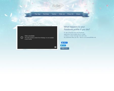 website thubmnail of If I Die