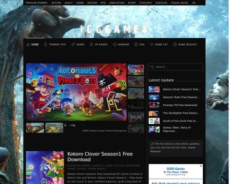 website thubmnail of Igg Games