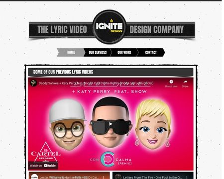 website thubmnail of IgniteDesign.tv