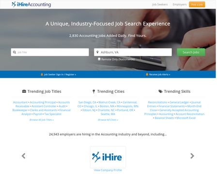 website thubmnail of iHireAccounting