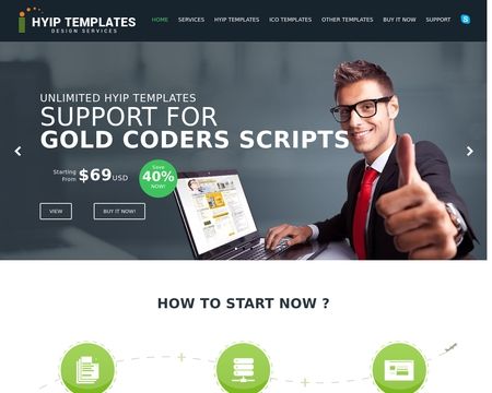 website thubmnail of HYIPTemplates