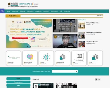 website thubmnail of International Islam University