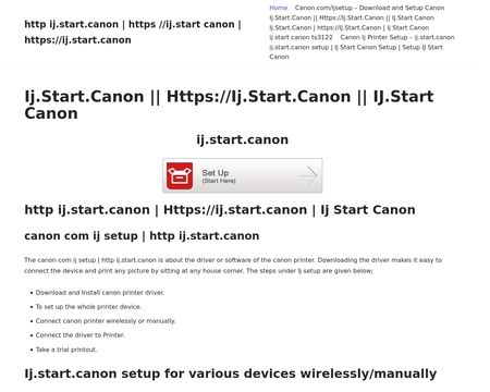 website thubmnail of Ijstart-canon.co