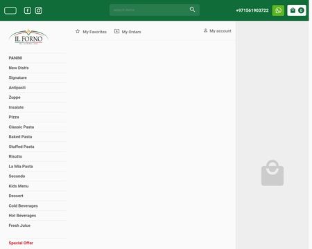 website thubmnail of Ilforno.me