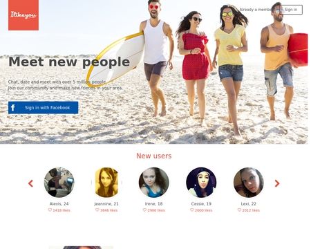website thubmnail of Ilikeyou