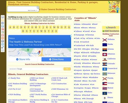 website thubmnail of Illinois.building-us.org