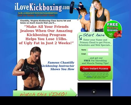 website thubmnail of Chantilly VA Kickboxing Classes