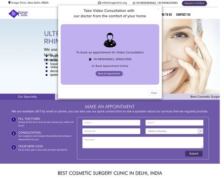 website thubmnail of Image Clinic