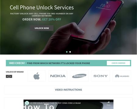 website thubmnail of IMEI Unlock sim