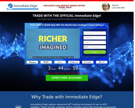 website thubmnail of Immediate Edge