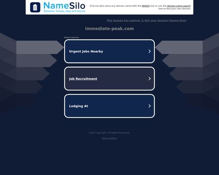 website thubmnail of Immediate-peak