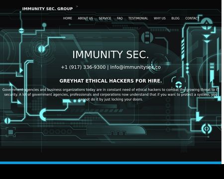 website thubmnail of Immunitysec.co
