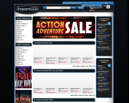 website thubmnail of ImportCDs