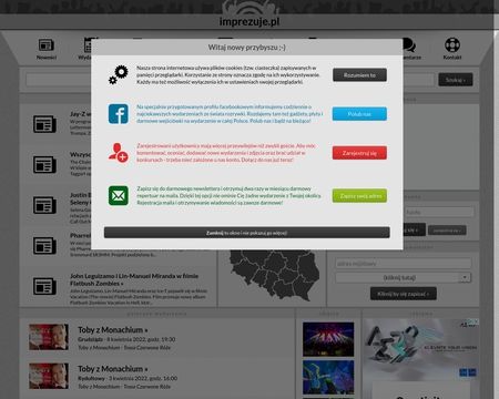 website thubmnail of Imprezuje.pl