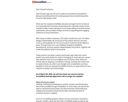 website thubmnail of IncrediMail
