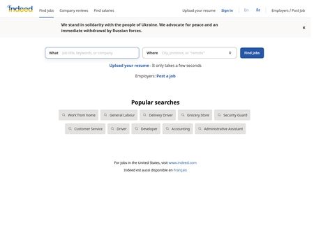 website thubmnail of Indeed.ca