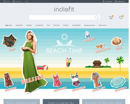 website thubmnail of IndieFit