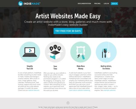 website thubmnail of IndieMade