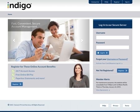 Indigo Platinum MasterCard