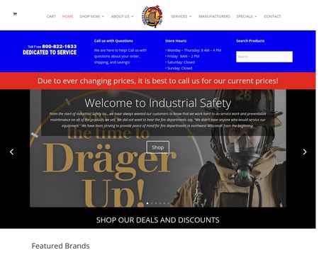 website thubmnail of Industrial Safety Store
