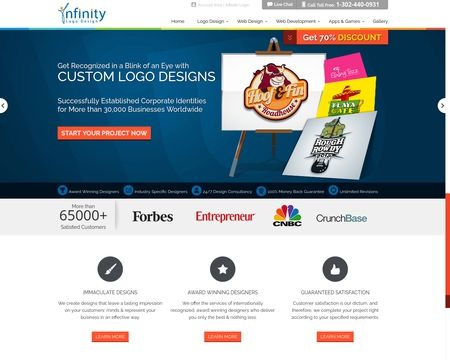 website thubmnail of Infinity Logo Design