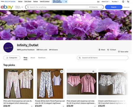 website thubmnail of Infinityoutlet.co.uk